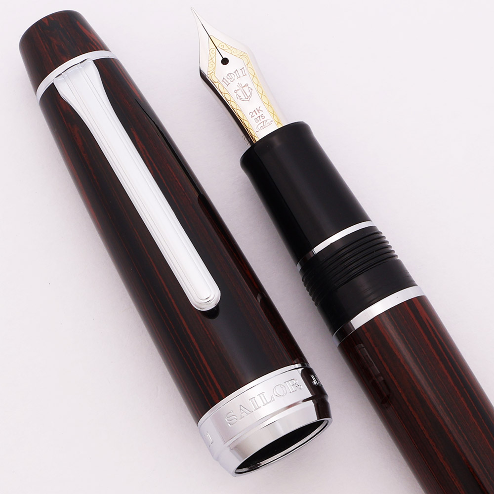 Sailor Pro Gear 21k Fountain Pen - Red-Black Classic Marble